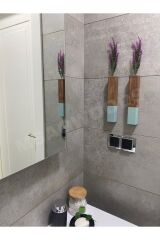 2'li AHŞAP ÇİÇEKLİK MUTFAK BANYO KIŞ BAHÇESİ BOHEM RUSTİK BALKON YAPAY ÇİÇEK EV HEDİYESİ ÇEYİZ