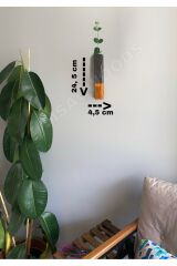 3'LÜ AHŞAP ÇİÇEKLİK BANYO MUTFAK KIŞ BAHÇESİ RUSTİK BOHEM YAPAY ÇİÇEK BALKON EV HEDİYESİ ÇEYİZ