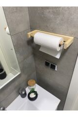 HAVLULUK BANYO MUTFAK KAĞIT HAVLU EL HAVLUSU AHŞAP RUSTİK BOHEM