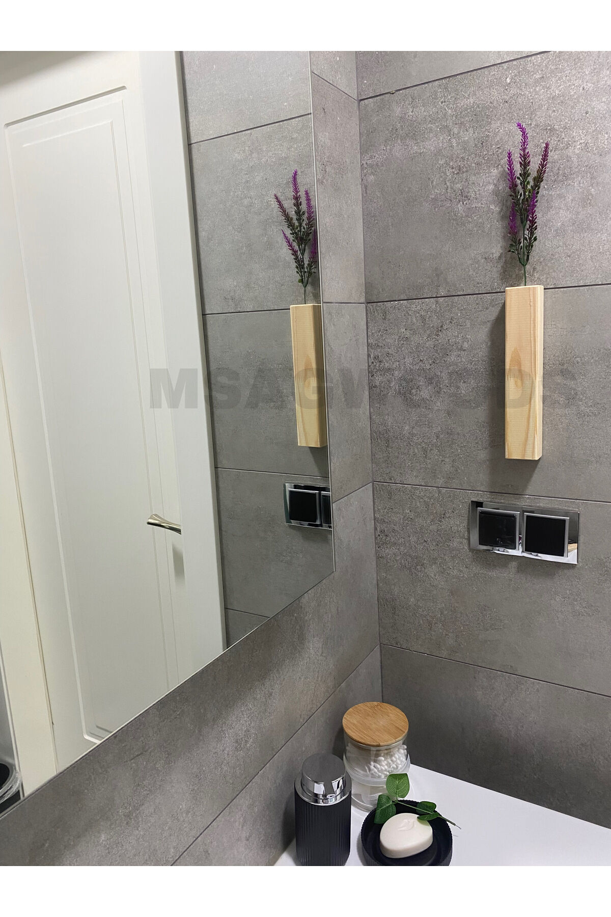 TASARIM AHŞAP ÇİÇEKLİK MUTFAK BANYO KIŞ BAHÇESİ BOHEM RUSTİK YAPAY ÇİÇEK BALKON EV HEDİYESİ ÇEYİZ