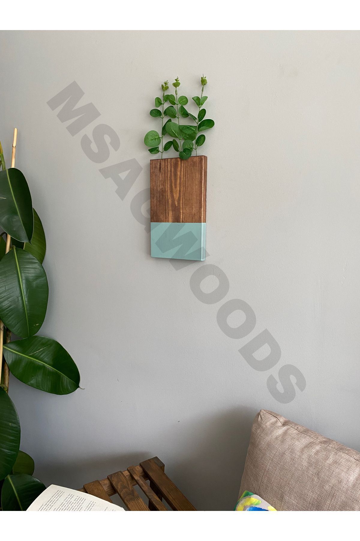 TASARIM AHŞAP ÇİÇEKLİK MUTFAK BANYO KIŞ BAHÇESİ YAPAY ÇİÇEK BALKON EV HEDİYESİ ÇEYİZ BOHEM RUSTİK