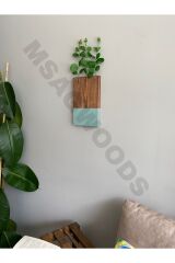 TASARIM AHŞAP ÇİÇEKLİK MUTFAK BANYO KIŞ BAHÇESİ YAPAY ÇİÇEK BALKON EV HEDİYESİ ÇEYİZ BOHEM RUSTİK