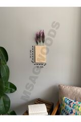 3'LÜ AHŞAP ÇİÇEKLİK MUTFAK BANYO KIŞ BAHÇESİ YAPAY ÇİÇEK BALKON EV HEDİYESİ ÇEYİZ BOHEM RUSTİK