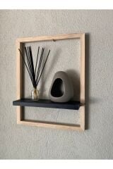 AHŞAP DUVAR RAFI OTURMA ODASI BALKON MUTFAK KIŞ BAHÇESİ