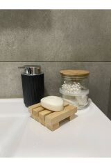 AHŞAP EL SABUN YÜKSELTİCİ SABUNLUK LAVABO BANYO MUTFAK RETRO BOHEM