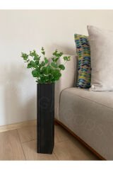 AHŞAP VAZO ÇİÇEKLİK BOHEM EV OFİS DEKOR EV HEDİYESİ SAKSI