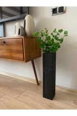 AHŞAP VAZO ÇİÇEKLİK BOHEM EV OFİS DEKOR EV HEDİYESİ SAKSI