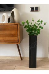 AHŞAP VAZO ÇİÇEKLİK BOHEM EV OFİS DEKOR EV HEDİYESİ SAKSI