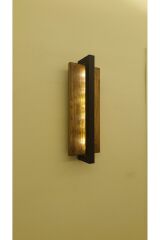 Ahşap Dekoratif Peri Ledli Aplik Duvar Balkon Antre Aksesuarı Otel Cafe Villa Bohem Rustik 40cm