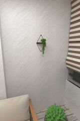 Tekli Lüks Dekoratif Duvar Rafı Doğal Masif Ahşap Balkon Rafı Tanzim Çiçeklik Saksılık