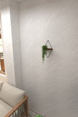 Tekli Lüks Dekoratif Duvar Rafı Doğal Masif Ahşap Balkon Rafı Tanzim Çiçeklik Saksılık