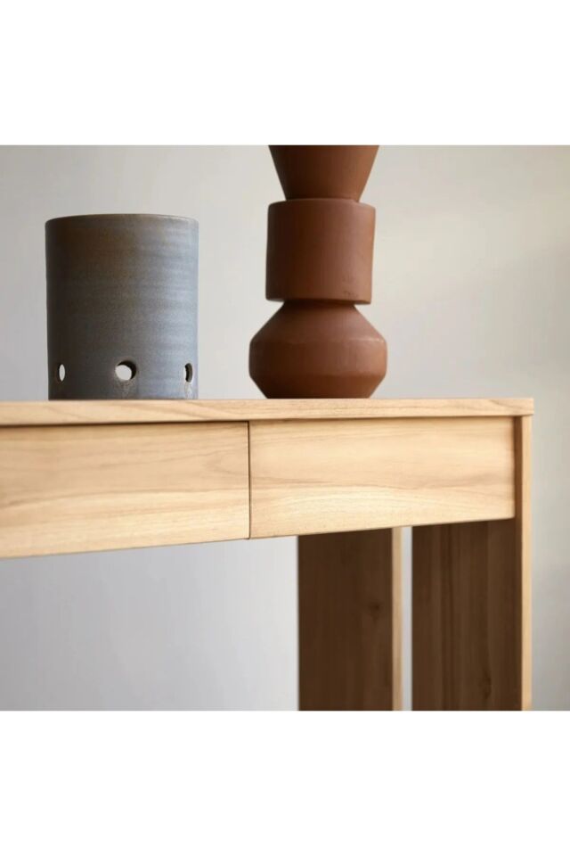  Masif Ahşap Çekmeceli Vintage Dresuar