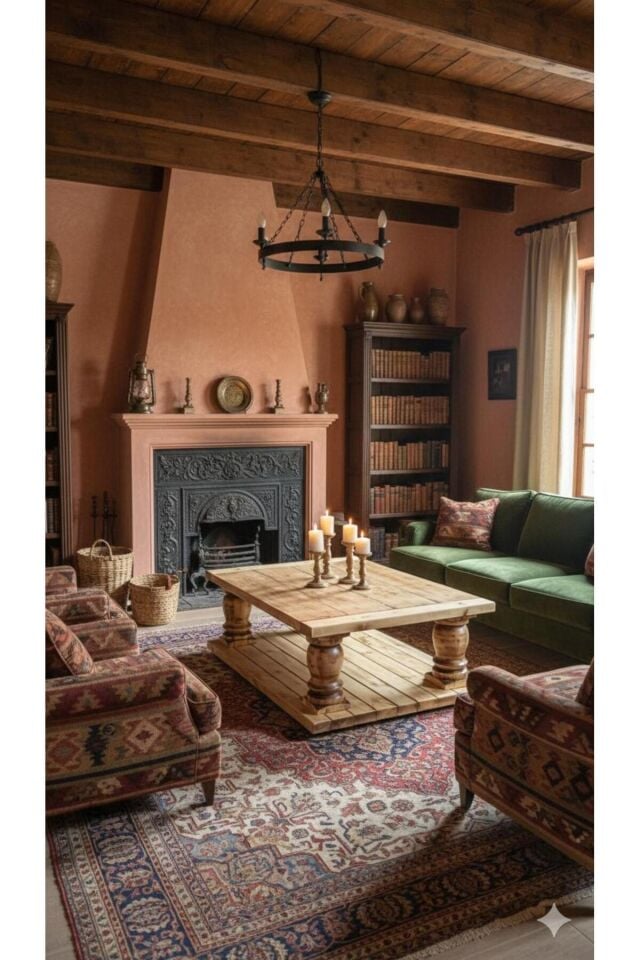 Savoca Eskitme Orta Sehpa, Natural Wood