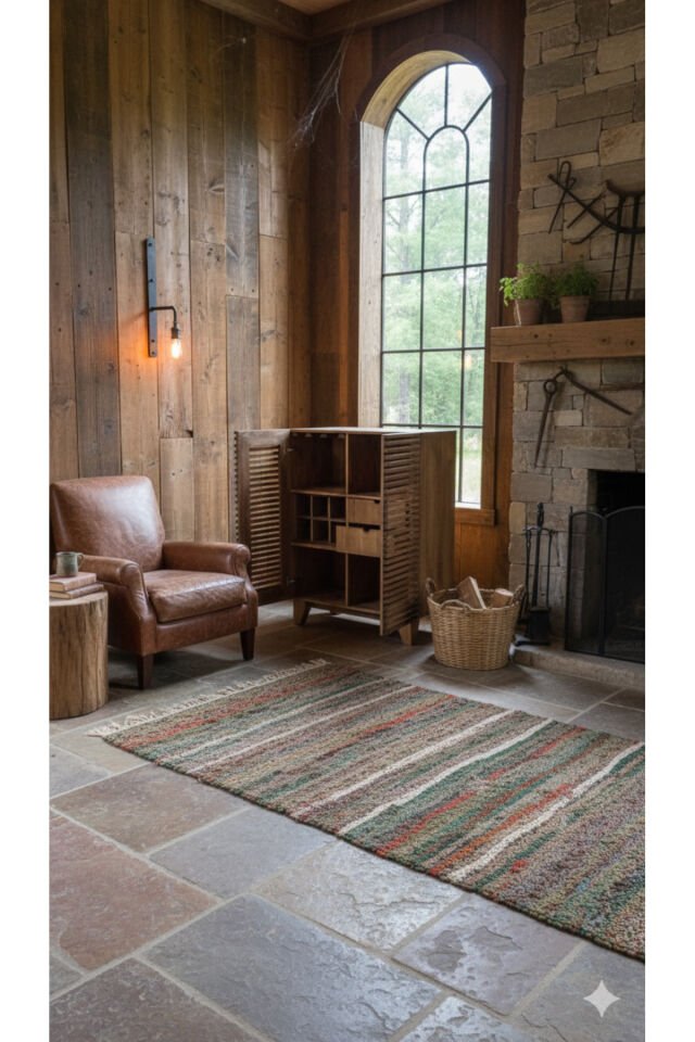 Özel Tasarım Masif Ahşap Izgara Kapaklı Mini Bar Dolabı Ceviz Renk