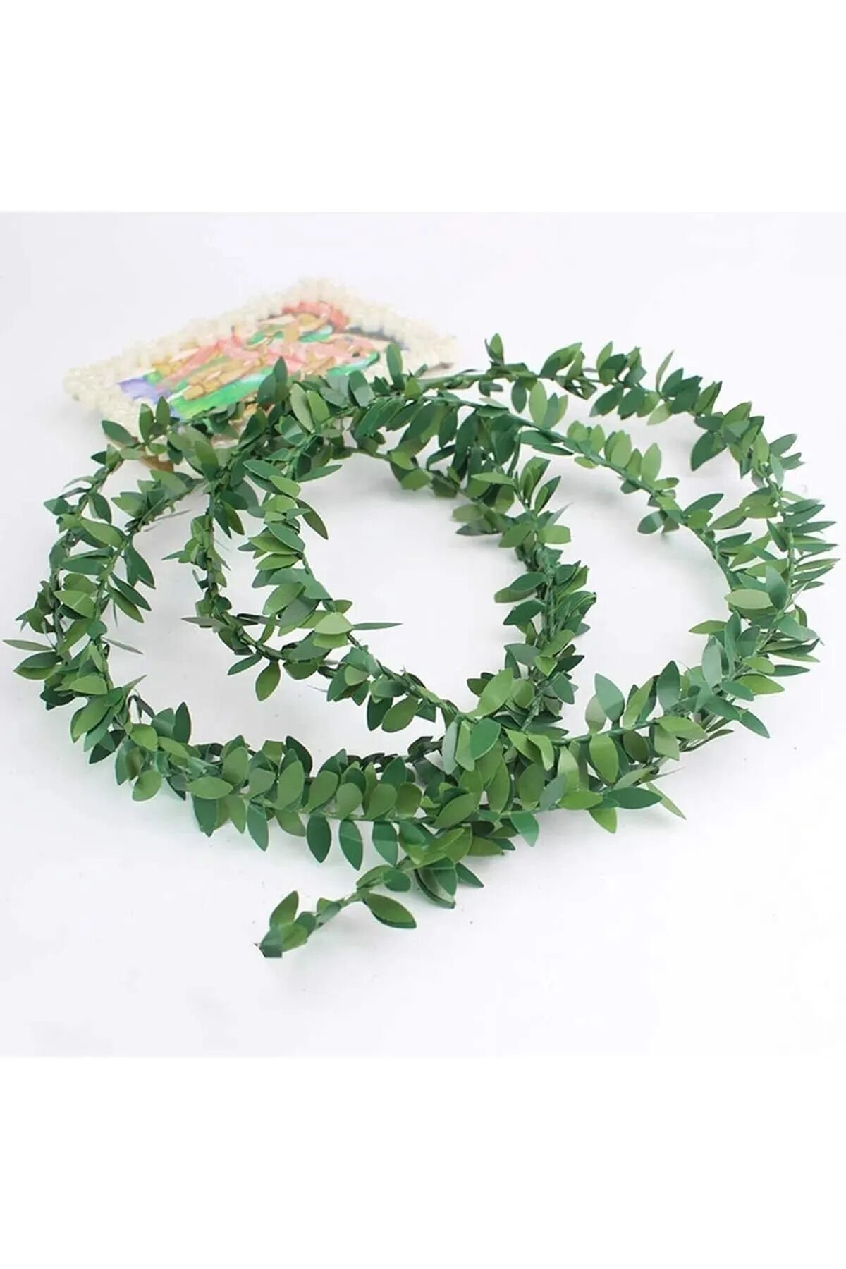  7 Metre Doğalgaz Borusu Süsü Balkon Süsü Telli Sarmaşık Minik Yaprak (1 CM) Dekoratif Şerit