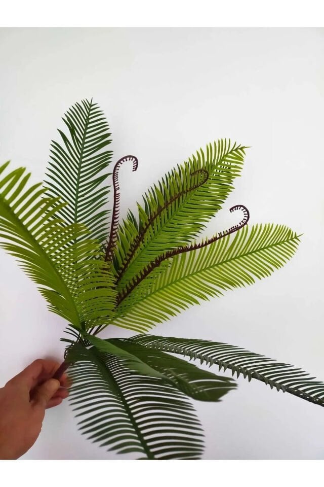  Dekoratif Metal Çiçeklik Ve Yapay Palmiye Areka Duvar Aksesuarı Dekoratif Salon Balkon Saksı