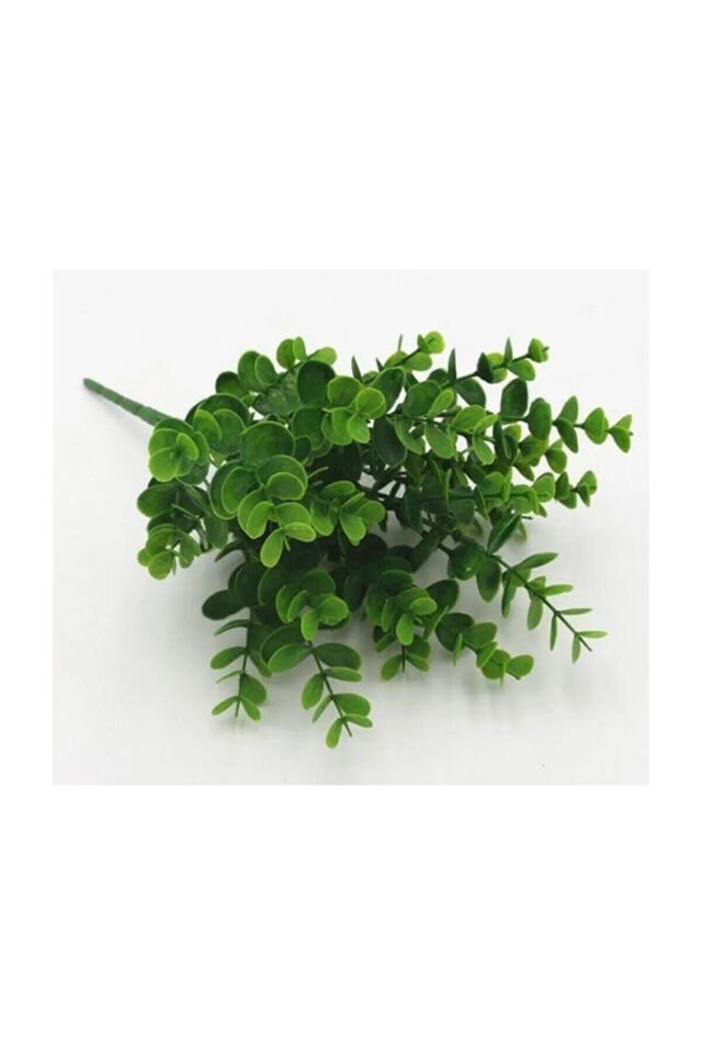  Dekoratif Yapay Bitki Şimşir Demet Garnitür Tek Dal Ev Dekoru Saksı Bitkisi Cafe Bar Dekoru