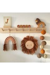 Ahşap Modern Duvar Askılık