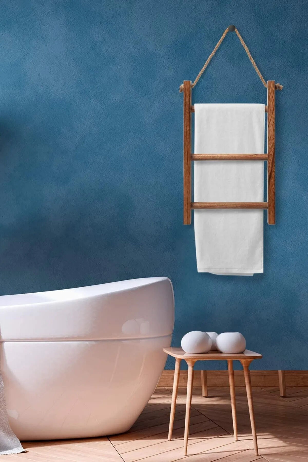  Banyo Mutfak Havluluk Dekoratif Ahşap Havluluk Havlu Askısı Otel Villa Cafe Bungalov Havluluk