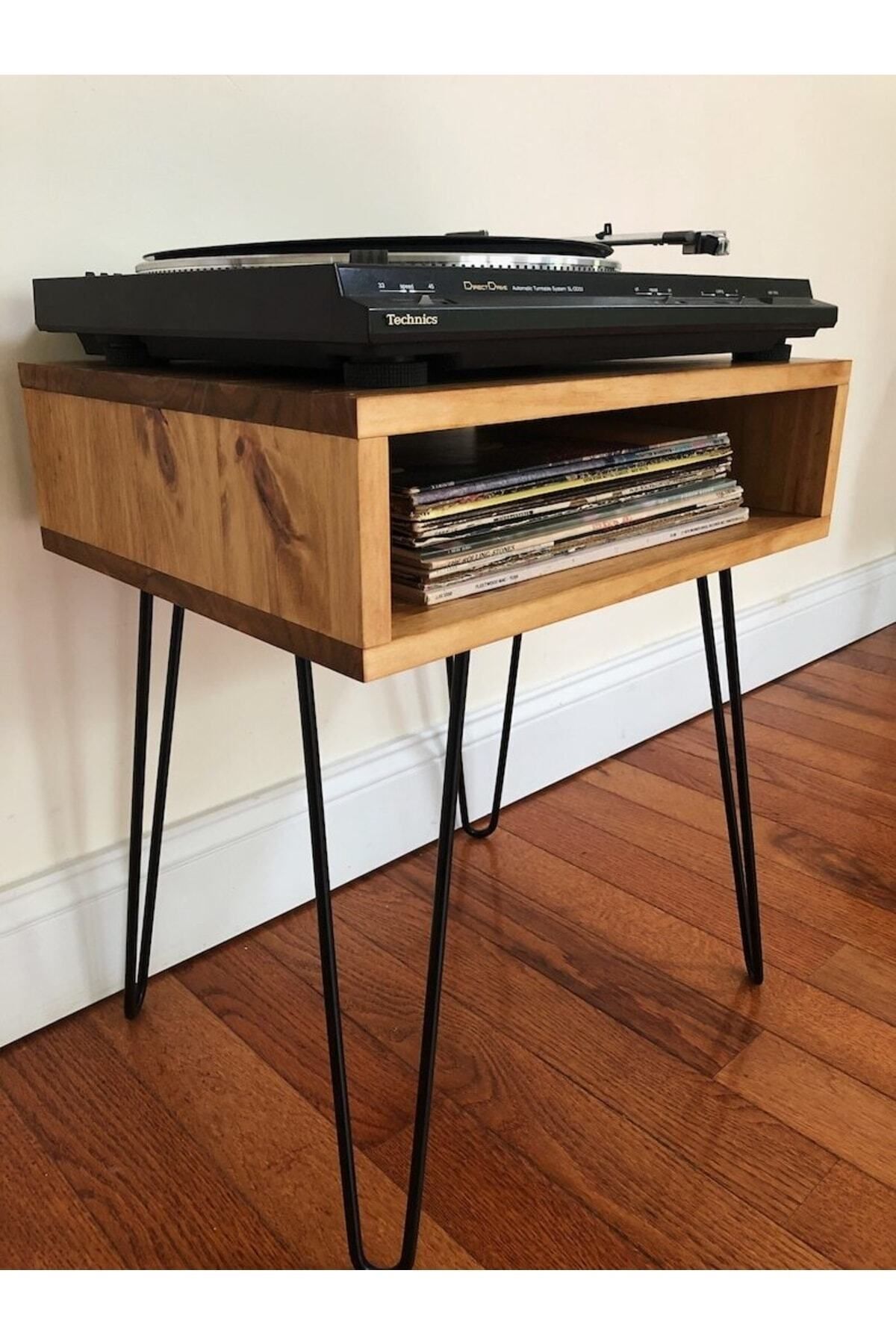  Ahşap Plak Ve Pikap Sehpası, Plak Sehpası, Pikap Sehpası, Yan Sehpa