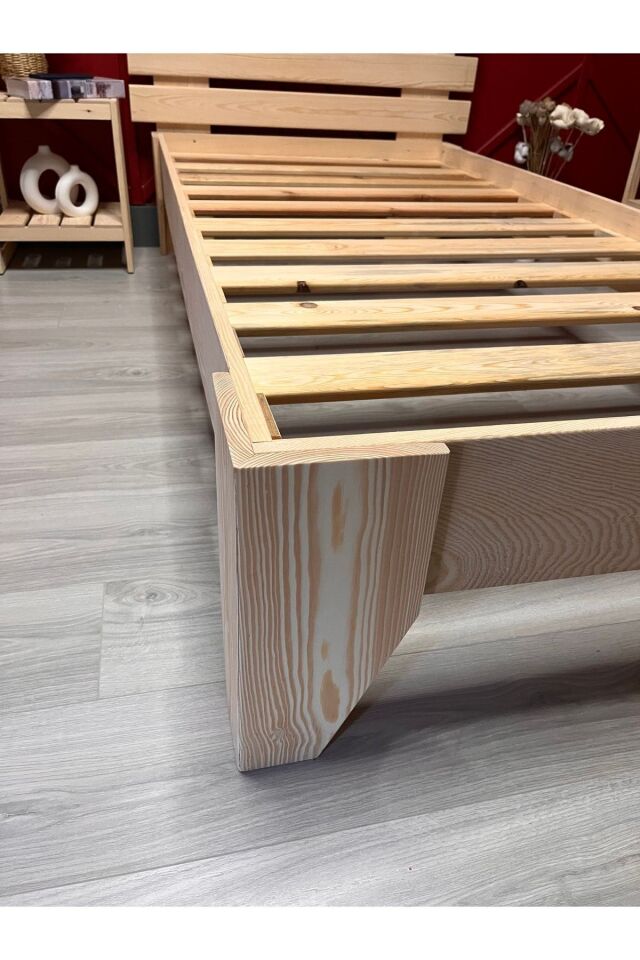  Deın Ahşap Tek Kişilik Karyola