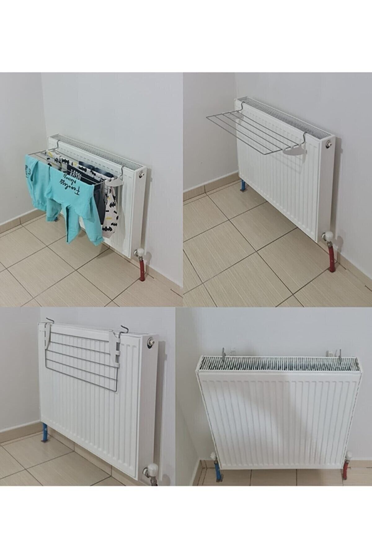  Petek Üstü Çamaşır Kurutmalık 60 Cm 5 Telli Kalorifer Kurutma Askısı