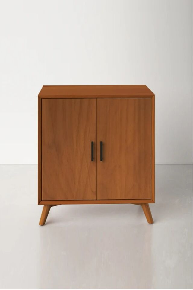  Geniş Saklama Alanlı Ahşap Bar Dolabı-şaraplık-bardaklık-100cm