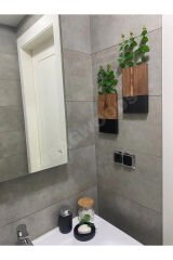 2'Lİ AHŞAP ÇİÇEKLİK MUTFAK BANYO YAPAY ÇİÇEK BALKON KIŞ BAHÇESİ EV HEDİYESİ ÇEYİZ BOHEM RUSTİK
