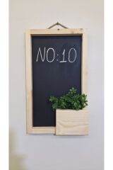 Ahşap Kapı Önü Numaralığı Yazı Tahtalı Çiçeklik Duvar Süsü Doğal Otantik Ev Hediyesi Kapı İsimliği