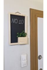 Ahşap Kapı Önü Numaralığı Yazı Tahtalı Çiçeklik Duvar Süsü Doğal Otantik Ev Hediyesi Kapı İsimliği