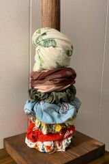 Ahşap Rustik Lastik Toka Tutacağı