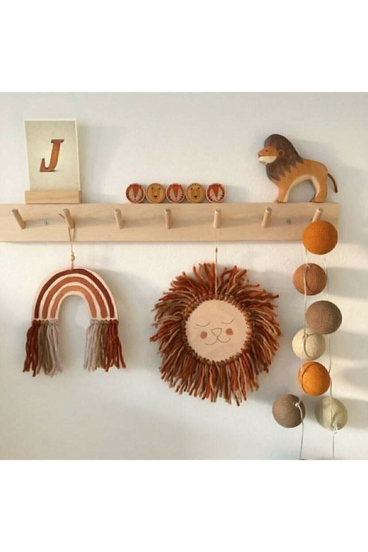  Ahşap Modern Duvar Askılık