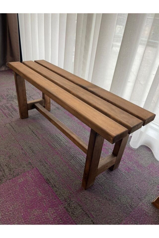  Ahşap Bank 100x30x43 cm