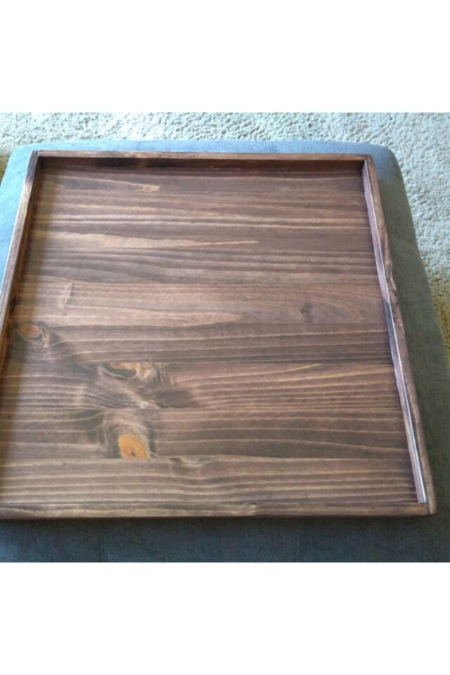  Osmanlı Tepsisi, Büyük, Ahşap Tepsi, Kahvaltı Tepsisi, Puf Tepsisi