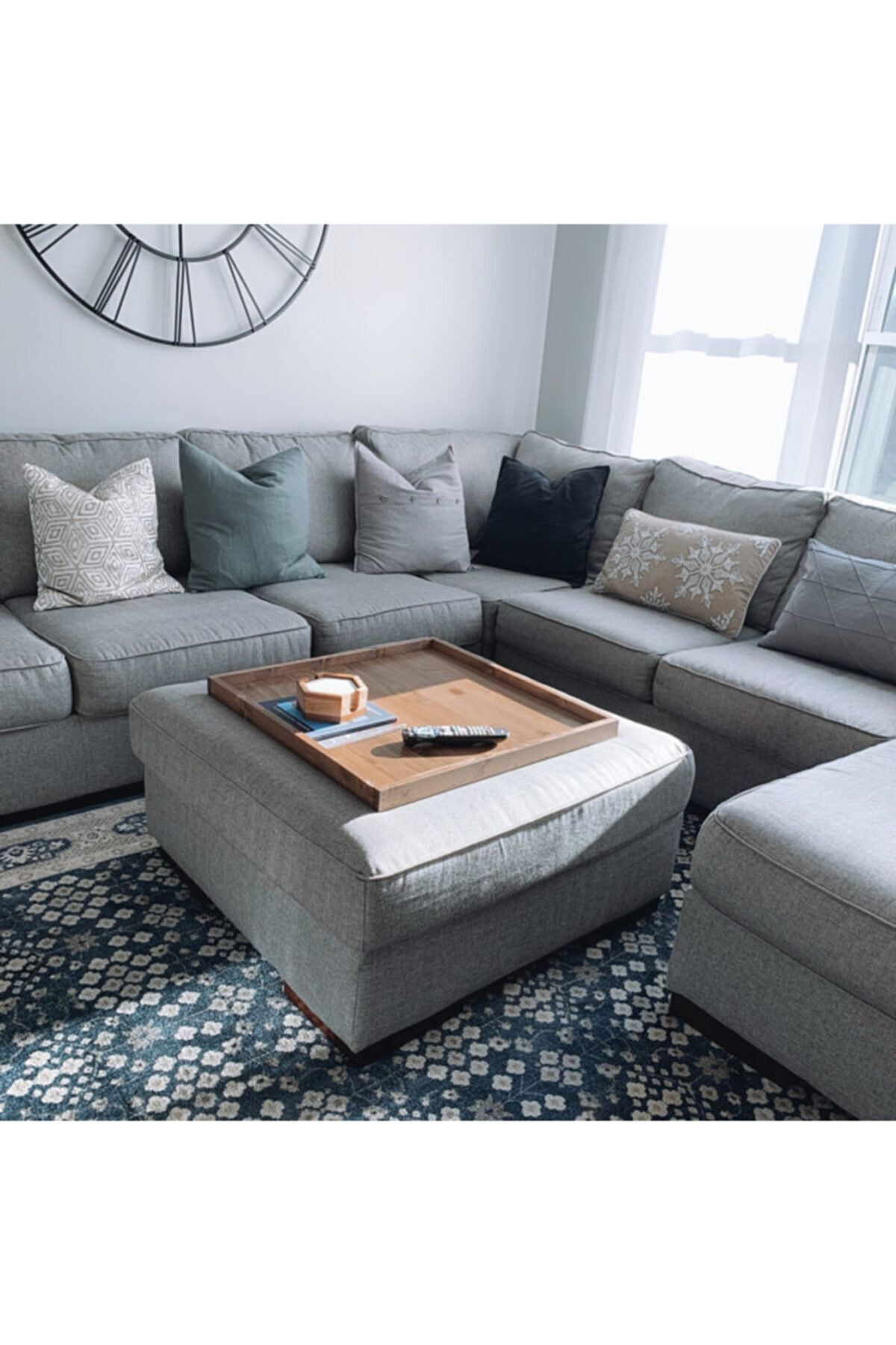  Osmanlı Tepsisi, Büyük, Ahşap Tepsi, Kahvaltı Tepsisi, Puf Tepsisi