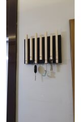 Dekoratif Ahşap Anahtarlık Duvar Askılığı Antre Hol Askısı Anahtar Askısı