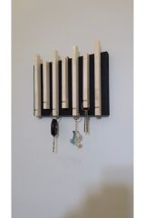 Dekoratif Ahşap Anahtarlık Duvar Askılığı Antre Hol Askısı Anahtar Askısı