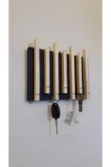 Dekoratif Ahşap Anahtarlık Duvar Askılığı Antre Hol Askısı Anahtar Askısı