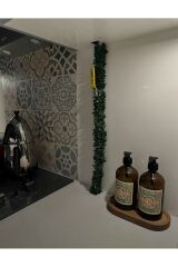 Yapay Doğalgaz Borusu Süsü 7 Metre Telli Taç Sarmaşık Mini Yaprak Şerit Yapay Çiçek Parti, Kapı Süsü