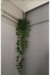 Sarkan Hadera Sarmaşık 9 Dal Dekoratif Yeşil Yapraklı Yapay Salkım Sarmaşık Ev Dekoru