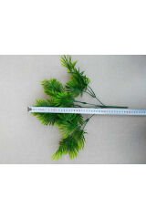 5 Dal Tropikal Yapay Bitki 40 cm Ev Dekoru Saksı