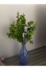 Dekoratif Yapay Bitki Şimşir Demet Garnitür Tek Dal Ev Dekoru Saksı Bitkisi Cafe Bar Dekoru