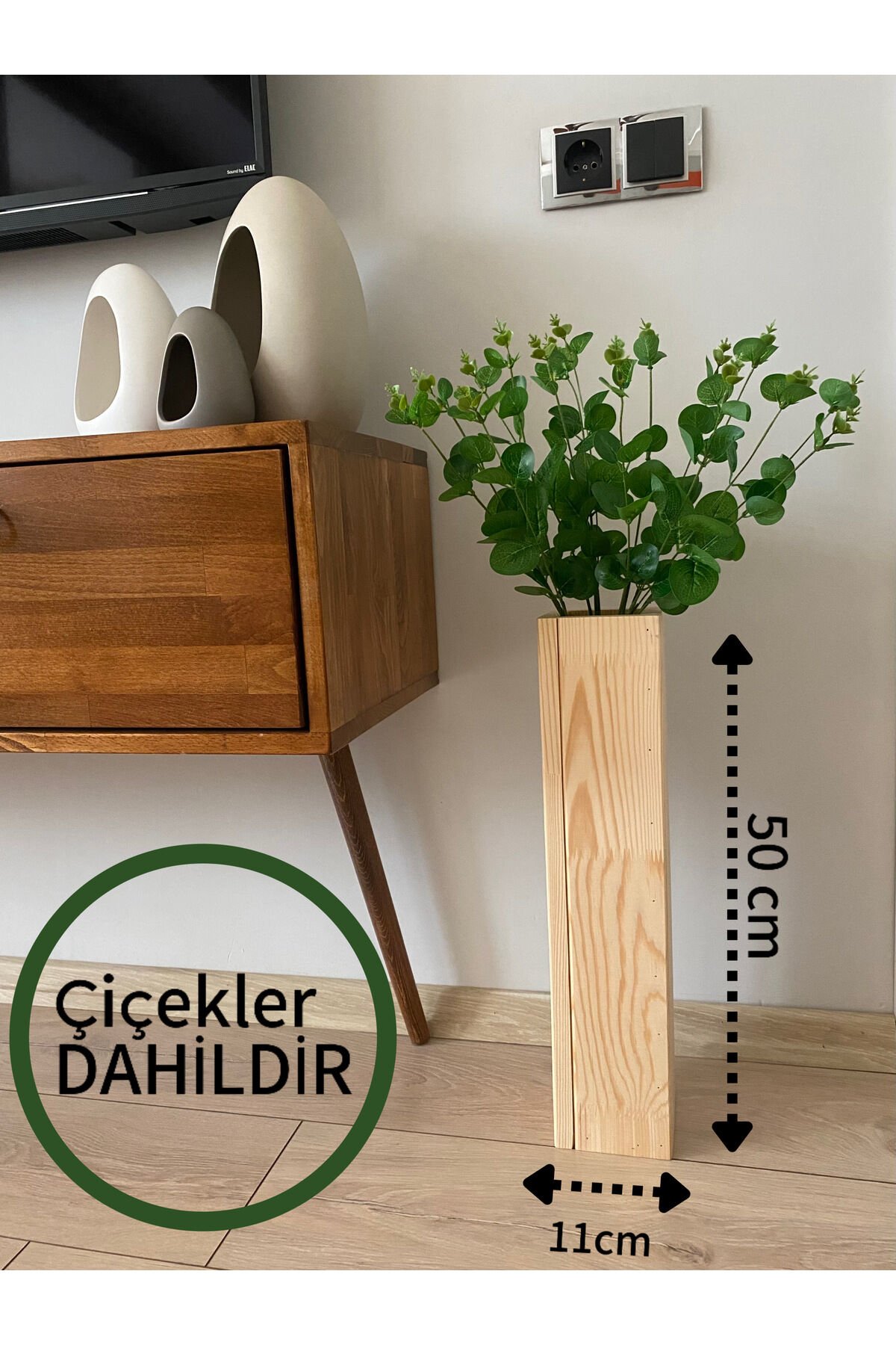  ŞEFFAF (HAM AHŞAP RENGİ) - Tek Ebat