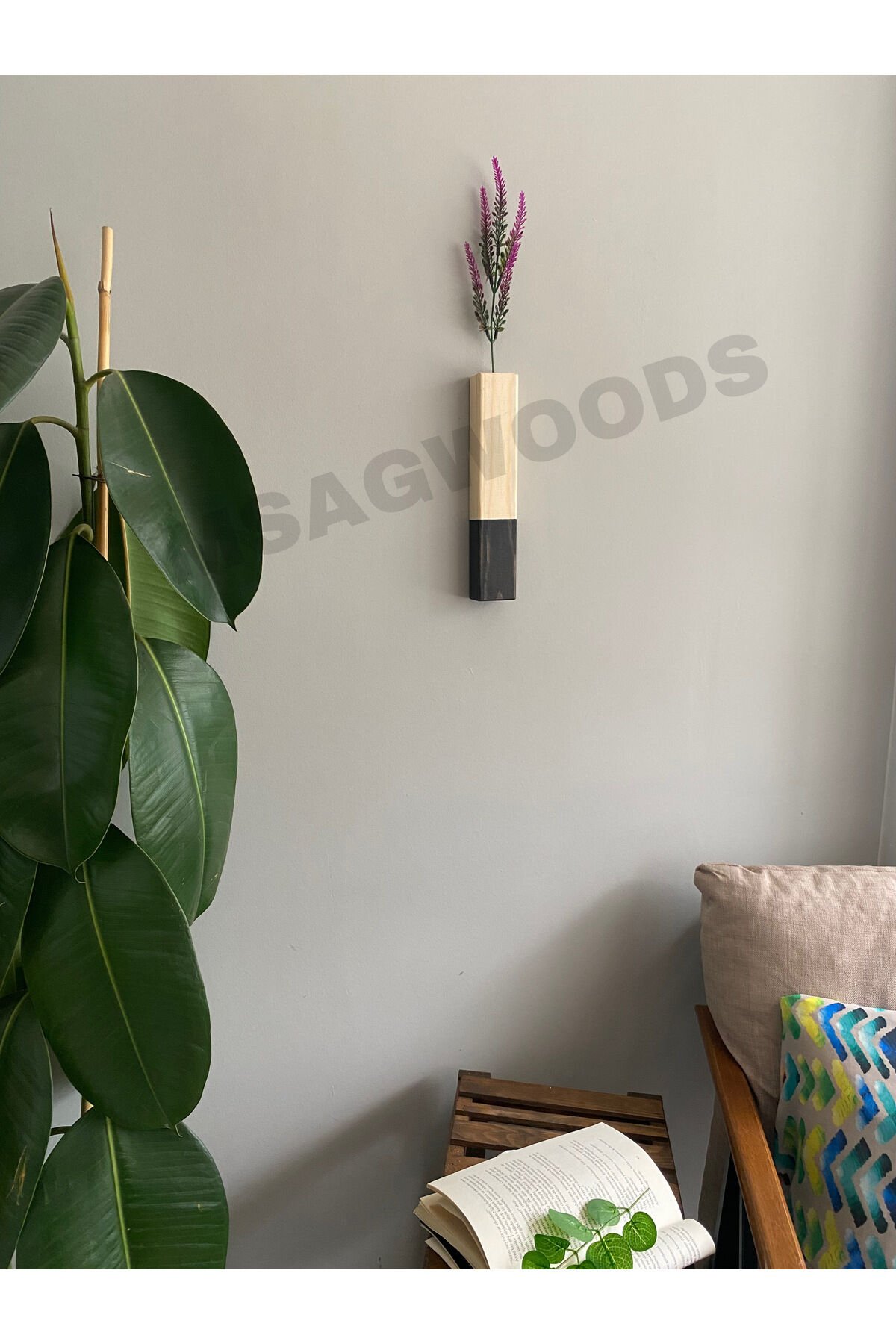  SİYAH HAM AHŞAP - Tek Ebat