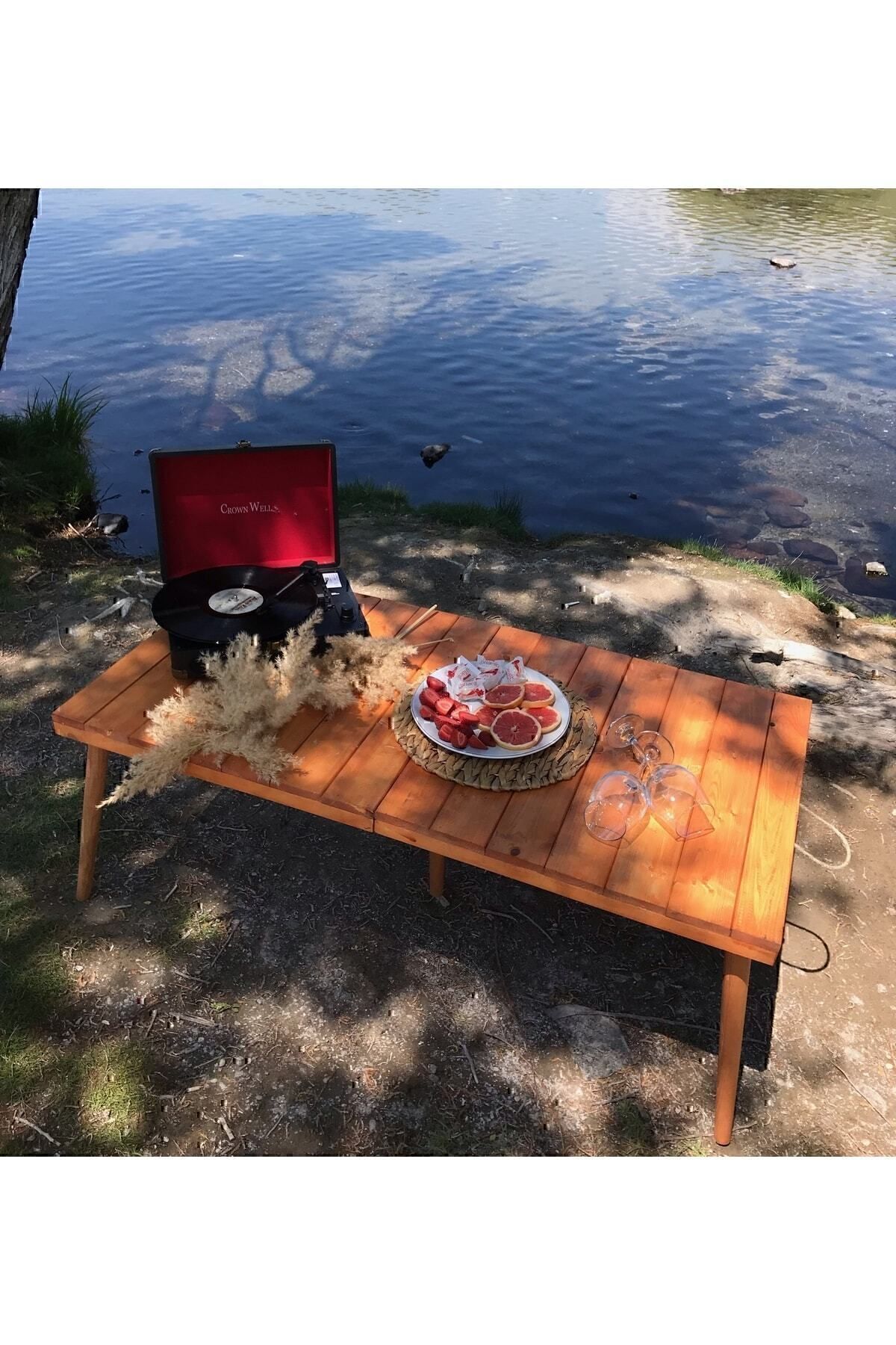 Kamp Masası, Katlanabilir Model, Piknik Ve Bahçe Masası AYAK BOYU NET 60 CM