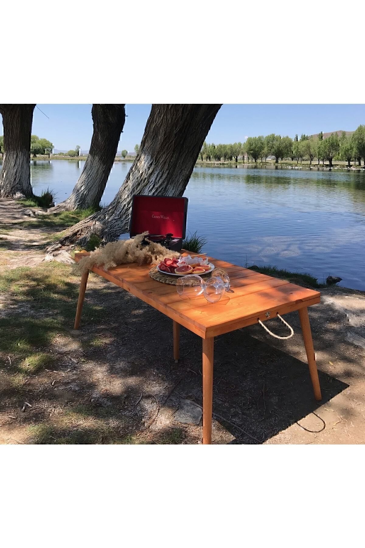 Kamp Masası, Katlanabilir Model, Piknik Ve Bahçe Masası AYAK BOYU NET 60 CM