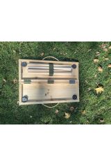 50x70  Ahşap Katlanır Kamp Piknik Masası