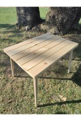 50x70  Ahşap Katlanır Kamp Piknik Masası