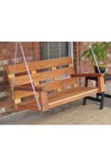 Balkon Teras Bahçe Ahşap Salıncak