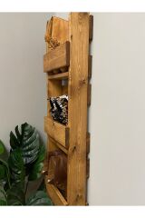 Dikey Ayakkabılık - Yükseklik 98 Cm - Ayakkabı Rafı - Ayakkabılık - Ahşap Ayakkabılık